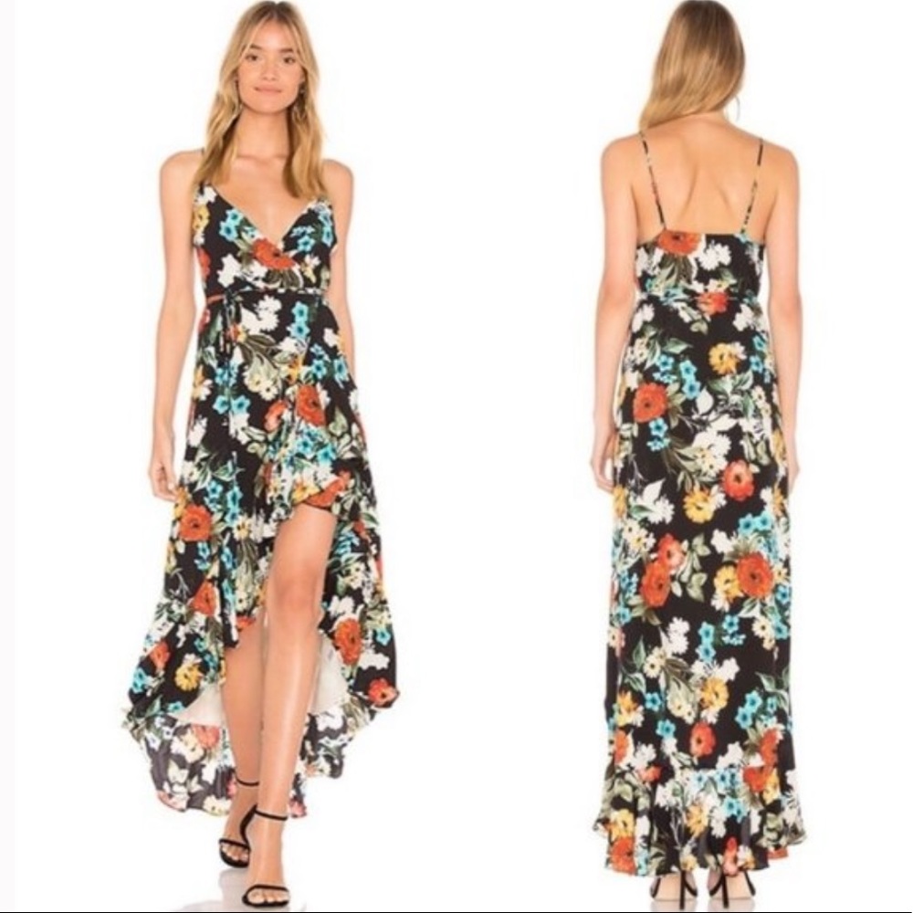 New Yumi Kim Floral Wrap Dress